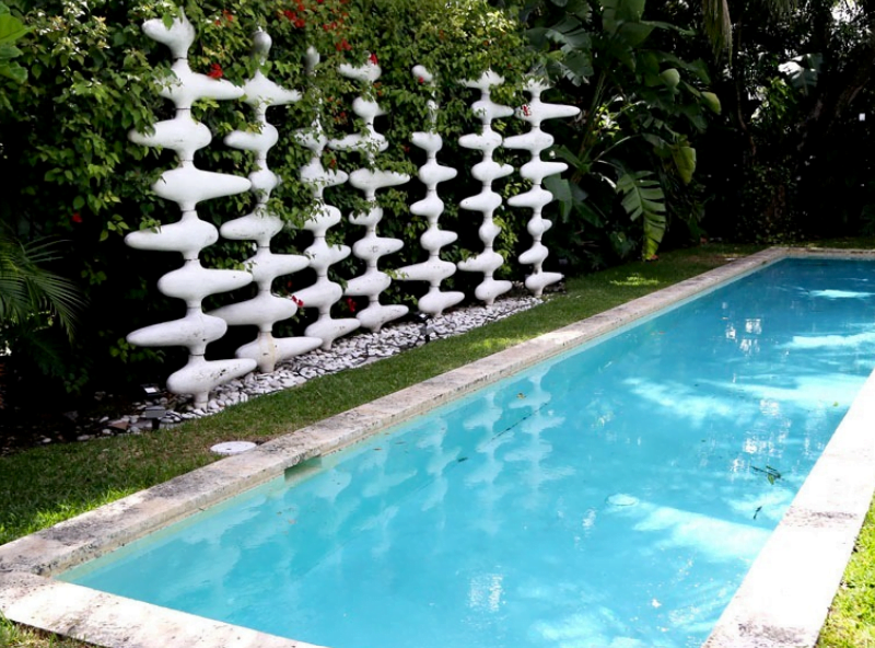 Artistic Miami Event Space with pool