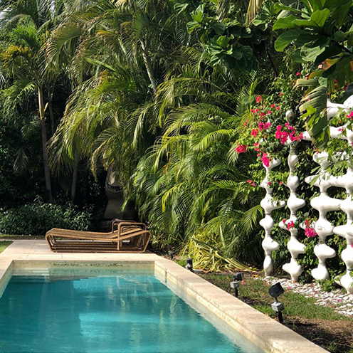 Artistic Miami Event Space with pool