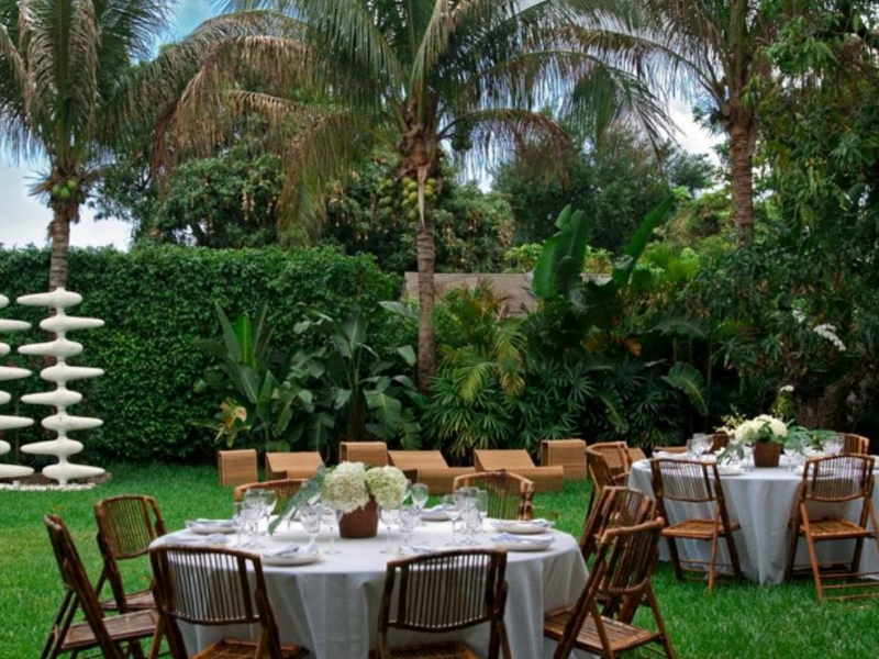 Artistic Miami Event Space with pool