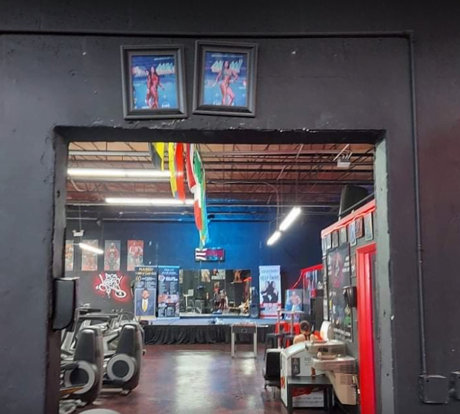 Hardcore Miami Competition Gym with Stage